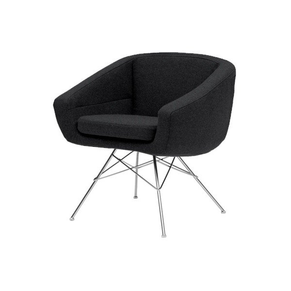 Aiko antracitszürke fotel - Softline-image-2