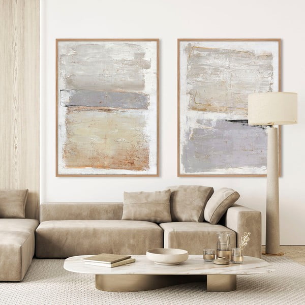 Kézzel festett kép 90x120 cm Scenario 2    – Malerifabrikken-image-2