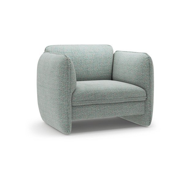 Kék zsenília fotel Georgia – Micadoni 