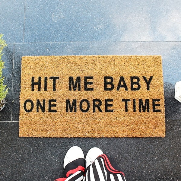 Hit Me Baby One More Time lábtörlő, 70 x 40 cm - Doormat