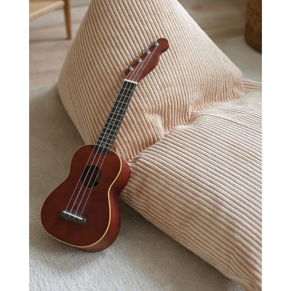 Világosbarna kordbársony gyerek babzsákfotel Big Lounger – Wigiwama-image-2