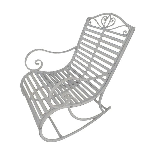 Fehér fém kerti fotel Tambo - Garden Pleasure-image-1