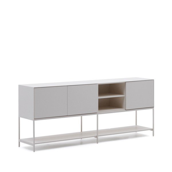 Fehér alacsony komód 195x80 cm Vedrana – Kave Home-image-2
