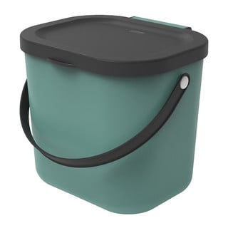 Zöld komposztálható hulladékgyűjtő edény 6 l Albula - Rotho