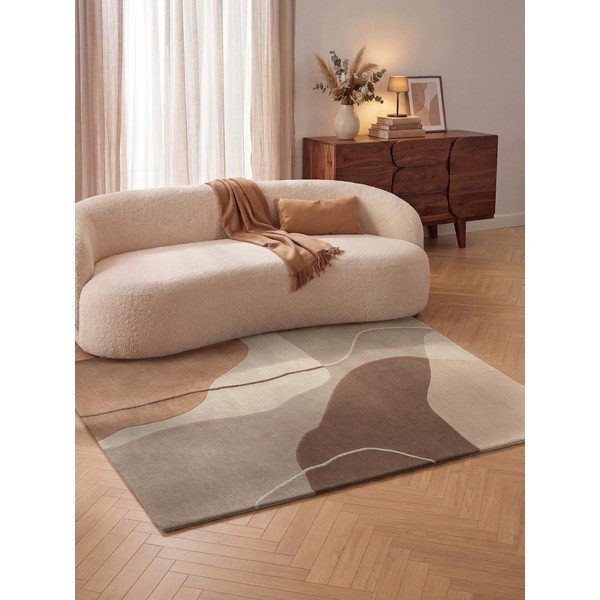 Barna gyapjú szőnyeg 120x170 cm Muse – Villeroy&Boch-image-1
