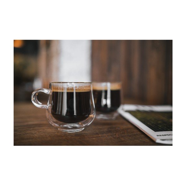 2 db duplafalú üvegbögre, 250 ml - Vialli Design-image-4