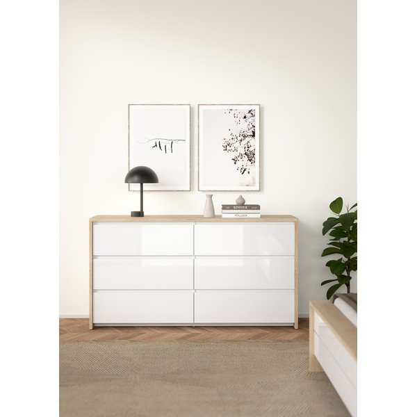 Fehér komód 157x84x48 cm Next – Tvilum-image-1
