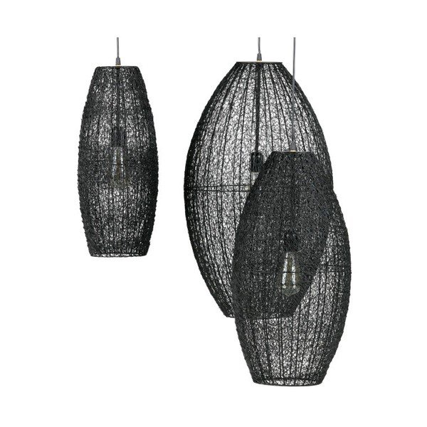 Creative fekete függőlámpa, ⌀ 20 cm - BePureHome-image-1