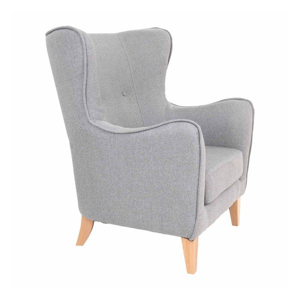 Campo világosszürke füles fotel - House Nordic-image-3