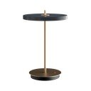 Antracitszürke LED szabályozható asztali lámpa fém búrával (magasság 31 cm) Asteria Move – UMAGE