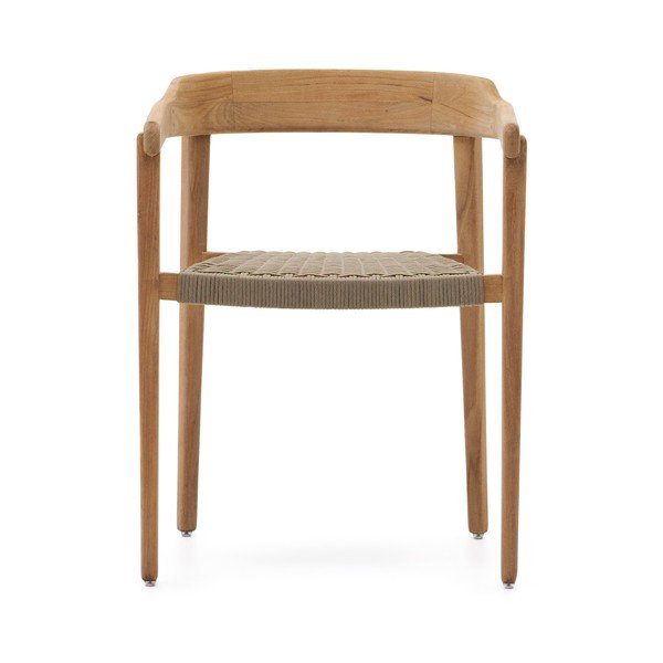 Natúr színű tömörfa kerti szék Icaro – Kave Home-image-2