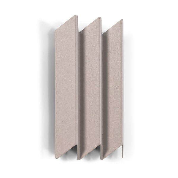 Szürkésbarna fém fali fogas polccal 13 cm Sensu – Spinder Design-image-3