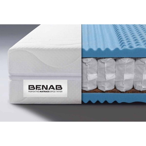 Kemény-közepes keménységű kétoldalas rugós matrac 160x200 cm BonFlex PLUS – BENAB-image-1