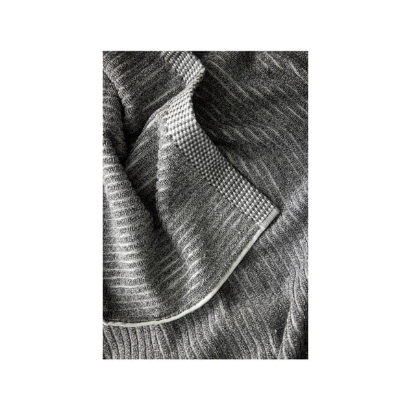 Organic Melange szürke organikus pamut törölköző, 50 x 100 cm - Södahl-image-3