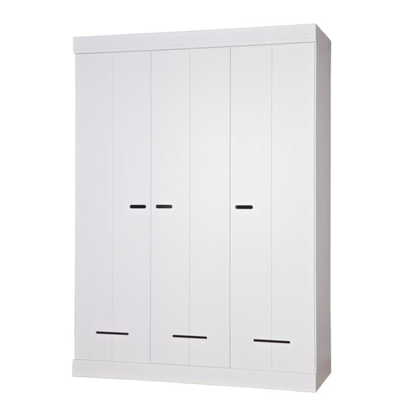 Locker fehér 3 ajtós szekrény - WOOOD-image-1