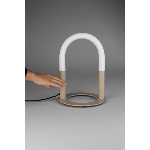 Bézs fém LED dimmelhető asztali lámpa (magasság 36 cm) Arch – Zuiver-image-4