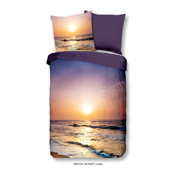 Sunset Over Sea egyszemélyes ágyneműhuzat garnitúra mikroperkálból, 135 x 200 cm - Muller Textiels