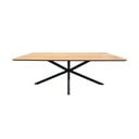 Étkezőasztal tölgyfa dekoros asztallappal 90x160 cm Cesura – Unique Furniture