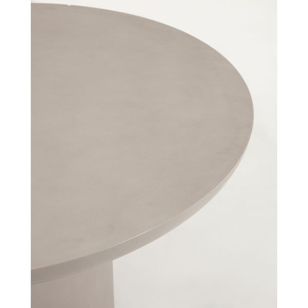 Beton kerti étkezőasztal ø 110 cm Taimi – Kave Home-image-2