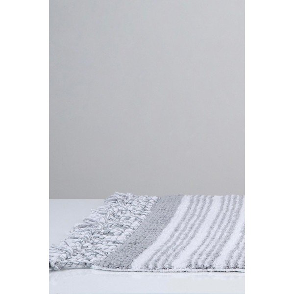 Martil szürke pamut fürdőszobai kilépő, 60 x 90 cm - Foutastic-image-2