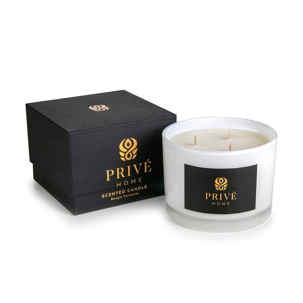 Illatos szójaviasz gyertya égési idő 35 ó Safran-Ambre Noir – Privé Home-image-2
