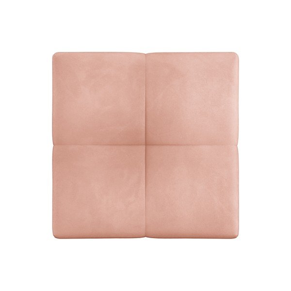 Rózsaszín bársony kanapé modul Rome Velvet - Cosmopolitan Design-image-3