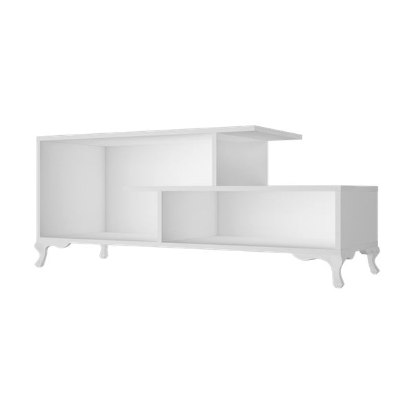 Bergama fehér TV asztal, 120 x 48,5 cm