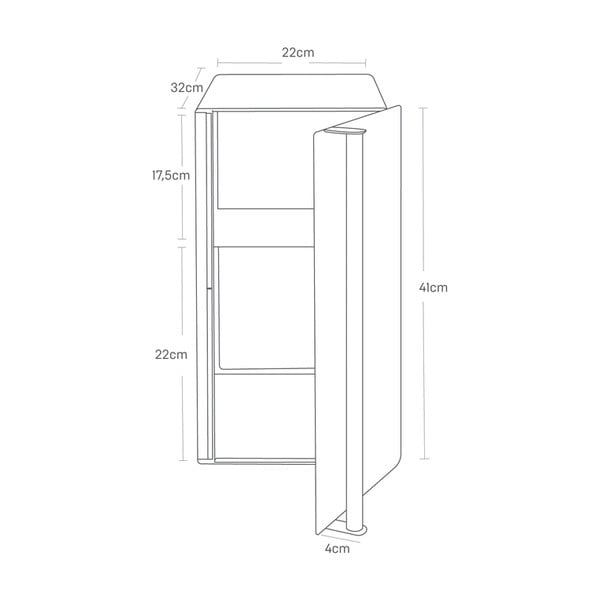 Fém kenyértartó Tosca – YAMAZAKI-image-3