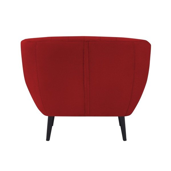 Toscane piros bársony fotel - Mazzini Sofas-image-4