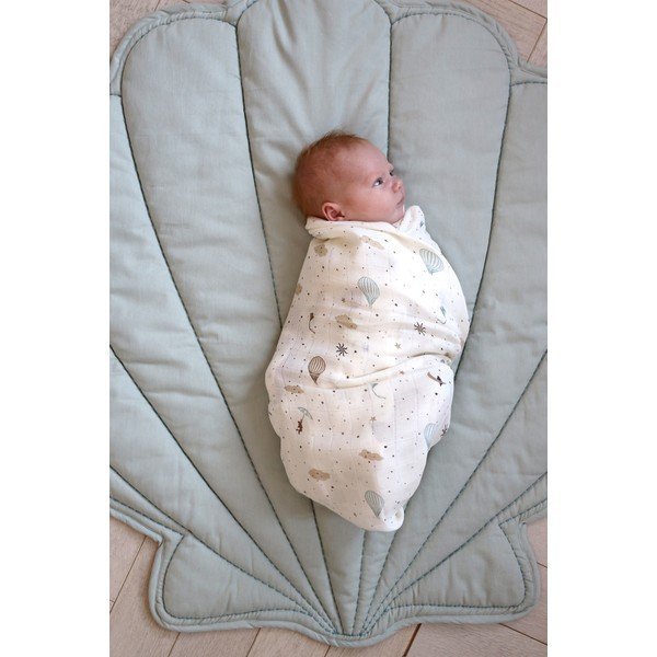 Elefántcsont színű bio pamut pelenka 120x120 cm Dreamland – Cam Cam Copenhagen-image-1