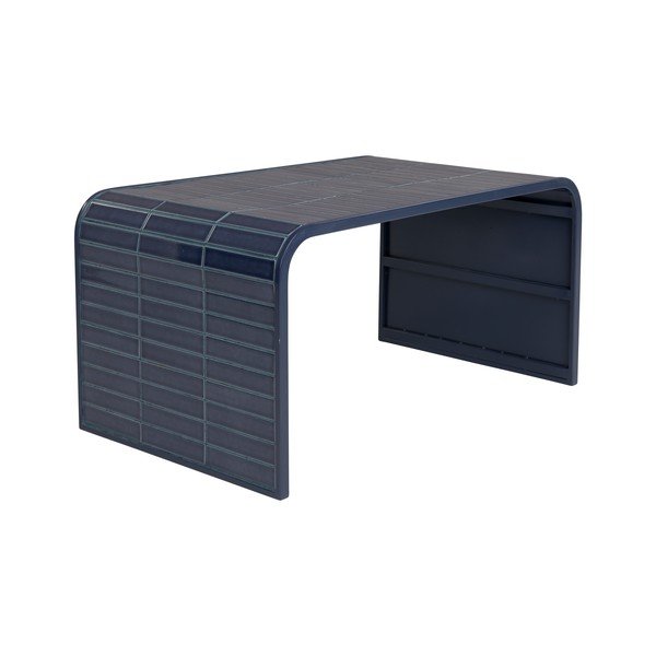 Kék kerámia dohányzóasztal 47x80 cm Tiles – Zuiver