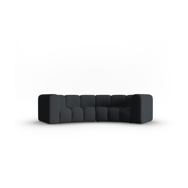 Fekete kanapé 322 cm Lupine – Micadoni Home