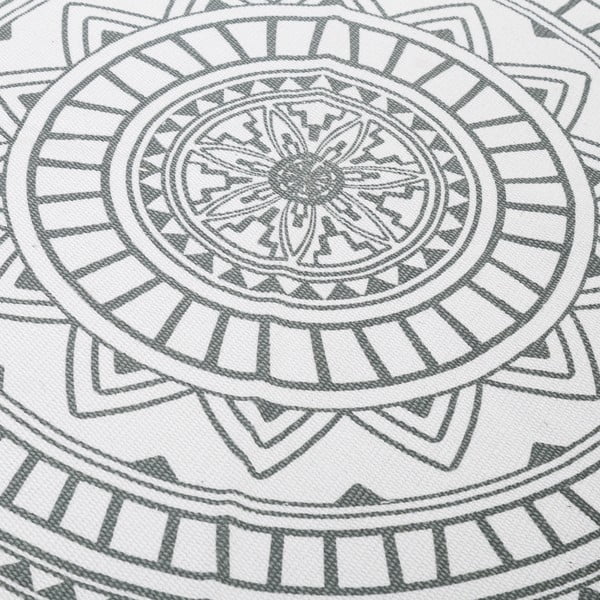 2 darab szürke kerek szőnyeg, ⌀ 90 cm - Unimasa-image-1