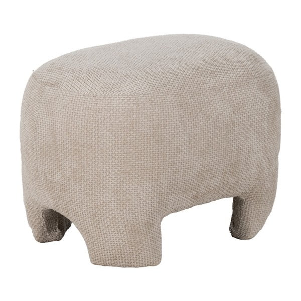 Bézs zsenília puff – Ixia