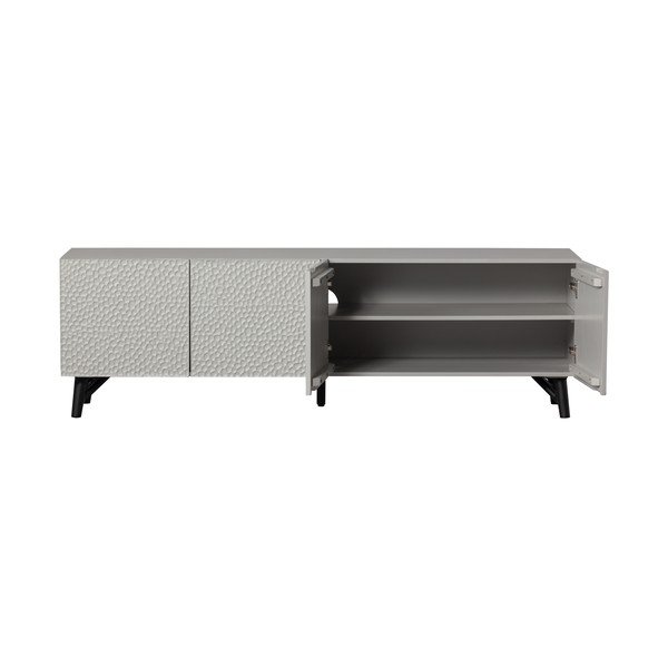 Világosszürke mangófa TV-állvány 185x56x46 cm Carved – WOOOD-image-4