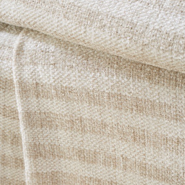 Bézs bársony takaró 130x170 cm Stripe Chenille – Catherine Lansfield-image-2