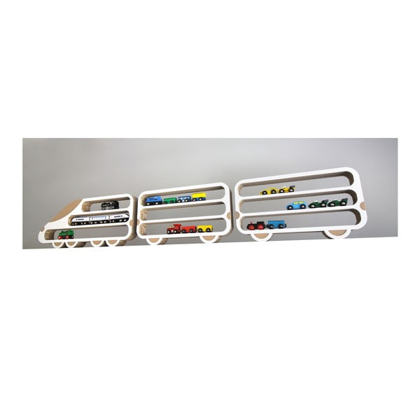 Lokomotiv és 2 mozdony 3 részes polcszett - Unlimited Design for kids-image-2