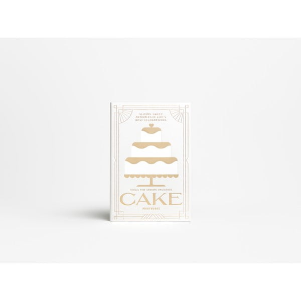 Fehér-ezüstszínű rozsdamentes acél desszertes villa szett The Essentials Cake Tools – Printworks-image-4