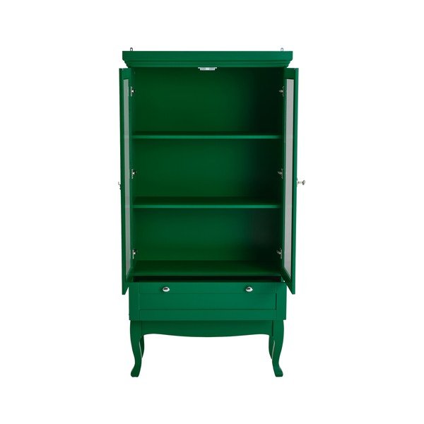 Zöld MDF függő tálalószekrény 85x170,5x35 cm Prato – Ellos Home-image-4