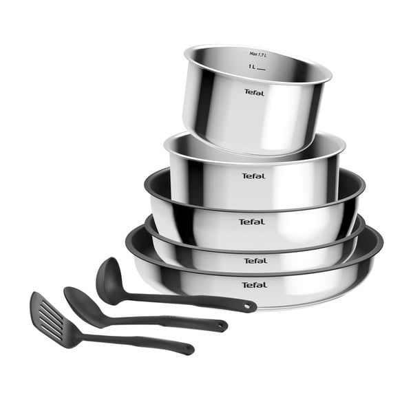 Alumínium edény készlet 9 db-os INGENIO Cook Eat L881S904 – Tefal-image-1