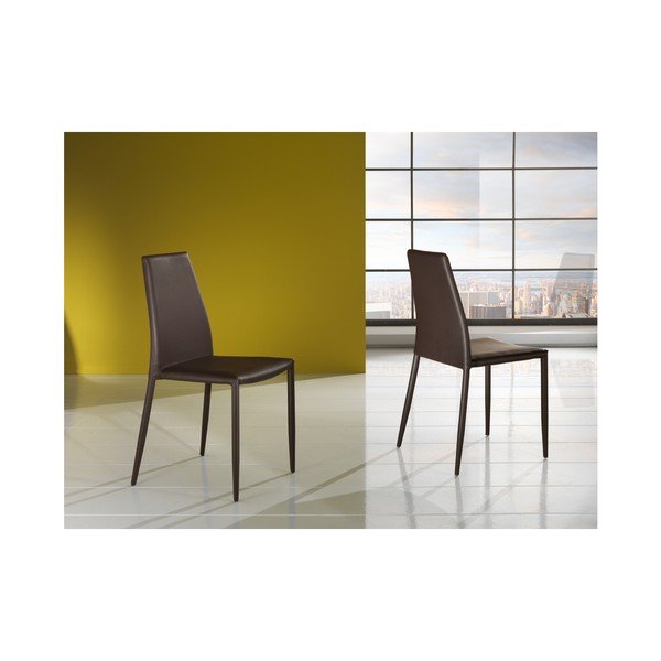 Barna étkezőszék szett 2 db-os Lion – Tomasucci-image-3