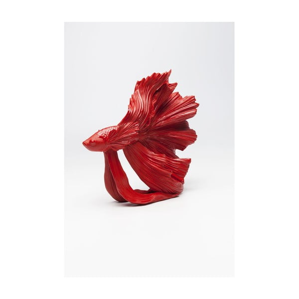 Betta Fish piros dekorációs szobor - Kare Design