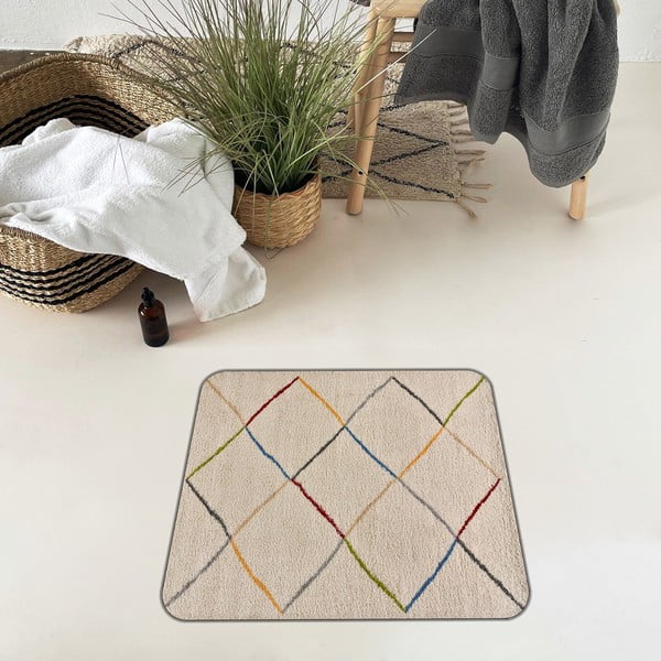 Bézs fürdőszobai kilépő szett 2 db-os 60x100 cm – Mila Home-image-3