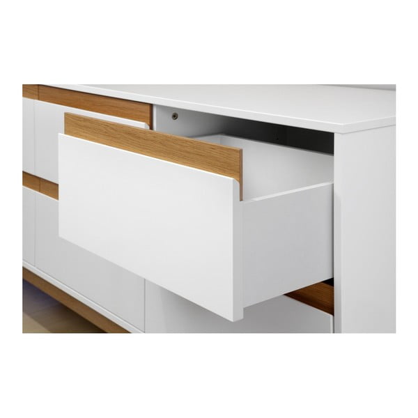 Ontur 11 fehér komüd fa lábazattal és részletekkel - Dřevotvar-image-2