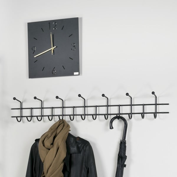 Fekete fém fali fogas 119 cm Barato – Spinder Design-image-1