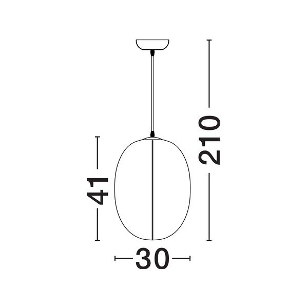 Fehér fém függőlámpa textil búrával ø 30 cm Pierida – Nova Luce-image-4