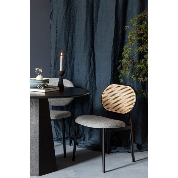 Szürke rattan étkezőszék Spike - Zuiver-image-1