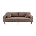 Barna kordbársony kanapé 210 cm Lido – House Nordic