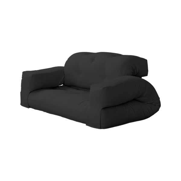Hippo fekete kinyitható kanapé 140 cm - Karup Design