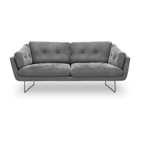 Gravity szürke bársony kanapé - Windsor & Co Sofas